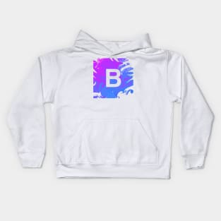 B FOR NAME Kids Hoodie